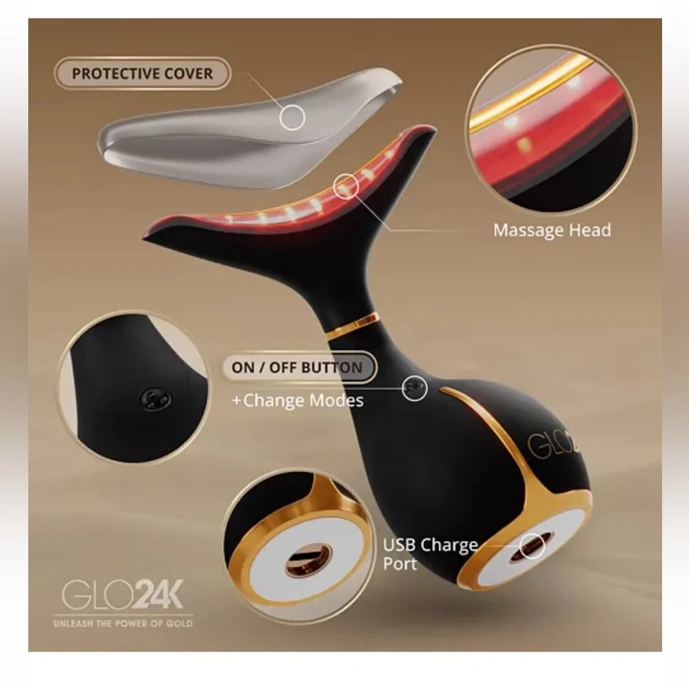 GLO24K Skin Rejuvenation LED Beauty Device